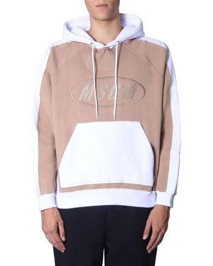 MSGM Hooded Sweatshirt - White