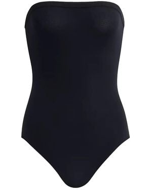 Alaïa Alaia Second Leather Knit Bustier Body - Blue