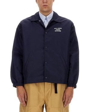 Drole de Monsieur Giacca Slogan - Blue