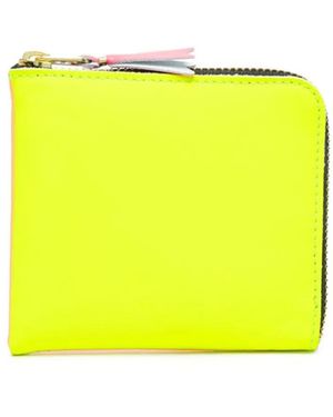Comme des Garçons Wallet Leather Angular Bag - Yellow