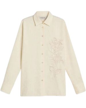 Golden Goose Cotton Sequined Shirt - White