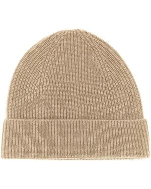 Ballantyne Cashmere Beanie - Natural