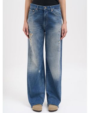 Dondup Francine Model Denim Jeans - Blue