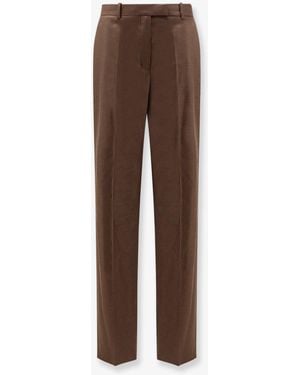 Loro Piana Davey Tasmanian Virgin Wool Pants - Brown