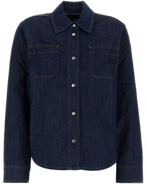 7 For All Mankind Camicia Utility Classic Shirt - Blue
