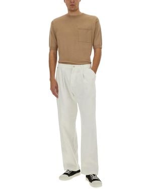 Moschino Wool Silk Sweater - Natural