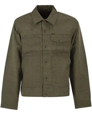 Filson Cotton Workwear Jacket With Utility Pockets - Green