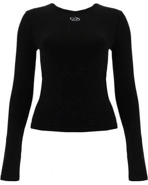DIESEL Top "T-Uncutieslong-Ls-Od" - Black