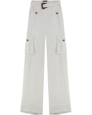 Versace Jeans Couture Cargo Pants - White