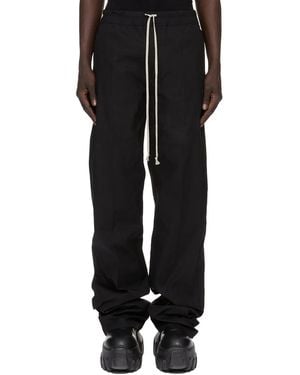 Rick Owens Dietrich Drawstring Trousers - Black