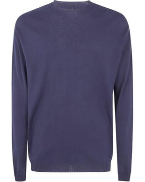 MD75 Light Cotton Long Sleeves Sweater - Blue