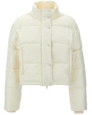 Courreges 'Ac' Cropped Down Jacket - White