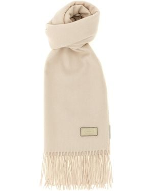 Agnona Silk And Cashmere Scarf - Natural