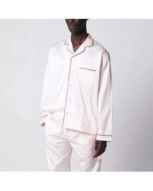 Tekla Light Pyjama Shirt - White