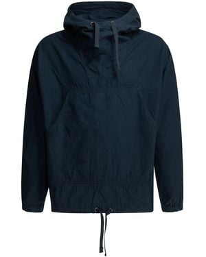 Beams Plus Mil Smock Ripstop Cotton Lightweight Jacket - Blue