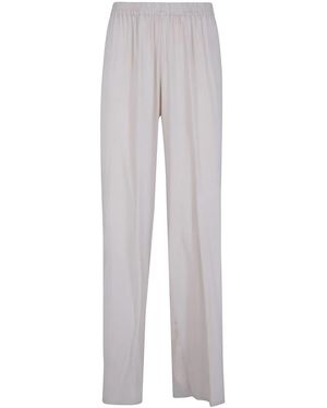 Rossopuro Long Silk Pants - Gray