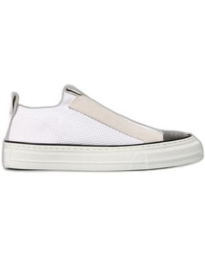 Brunello Cucinelli Sneakers With Iconic Embellishments - White