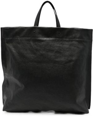 Lihann George Matti Leather Tote Bag - Black