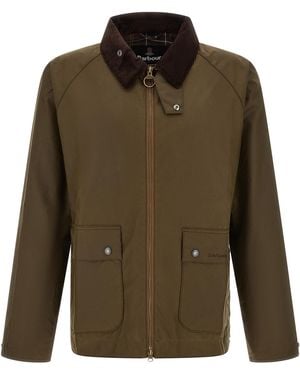 Barbour 'Short Bedale' Jacket - Green