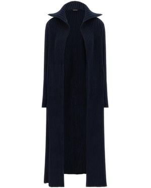 Balenciaga Ribbed Cardigan - Blue