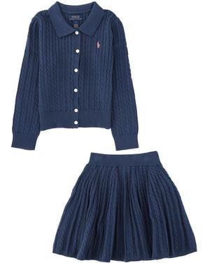 Polo Ralph Lauren Minicblset-Sets-Skirt Set - Blue
