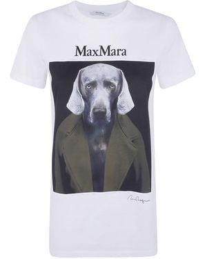 Max Mara Cotton Calca T-Shirt - Gray