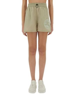 Burberry Nylon Shorts - Green