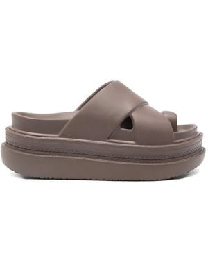 Sacai Foam Multiple Sole Sandals - Brown