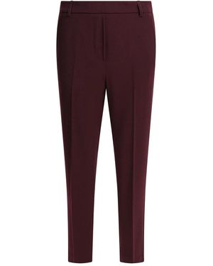 Semler Bordeaux Polyester Trousers - Purple