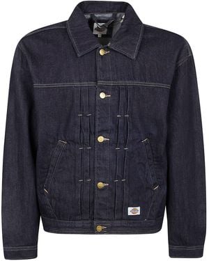 Dickies "Selvedge Pleated" Denim Jacket - Blue