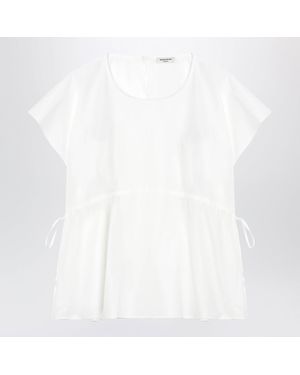 Weekend by Maxmara Cotton Poplin Blouse - White