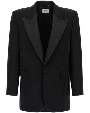 Saint Laurent 'Smoking' Blazer - Black