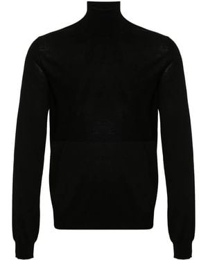 Jil Sander Jumper Turtle Neck Long Sleeves - Black