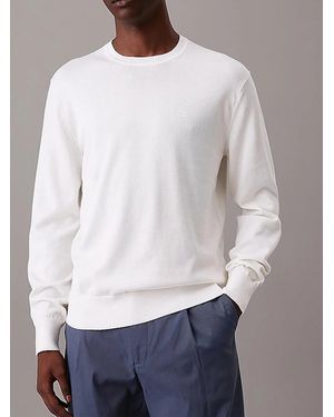 Calvin Klein Cotton Sweatshirt - White
