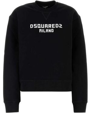 DSquared² Cotton Sweatshirt - Black