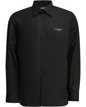 Givenchy Camicia Casual Con Logo - Black