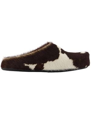 Marni Fussbett Mules - Brown