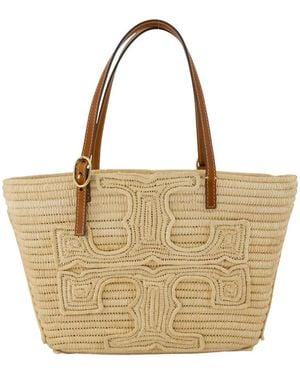 Tory Burch Ella Small Shopper Bag - Metallic