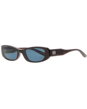 Balenciaga Printed Acetate Nova Sunglasses - White