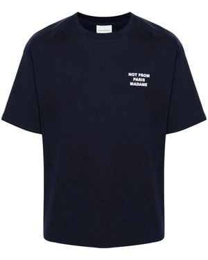 Drole de Monsieur Slogan T-Shirt - Blue