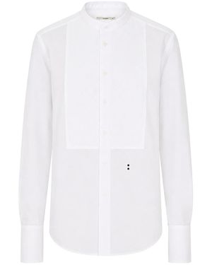 Fendi With Frontal Buttons Closure - White