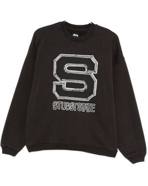 Stussy Knit Cotton Sweater - Black