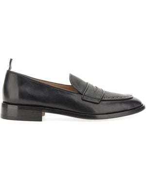 Thom Browne Varsity Penny Loafer - Black