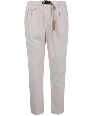 White Sand Long Classic Pants - Gray