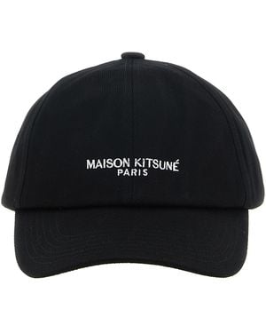 Maison Kitsuné 'Maison Kitsuné Paris' Hat - Black