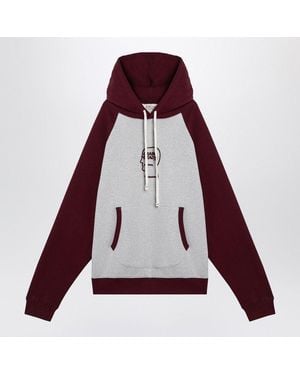 Brain Dead Light/Burgundy Hoodie - Red