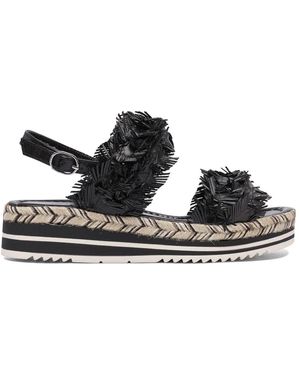 Pons Quintana Leather Sandals - Black