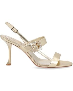 Roger Vivier Sandalo "Efflorescence" - Metallic