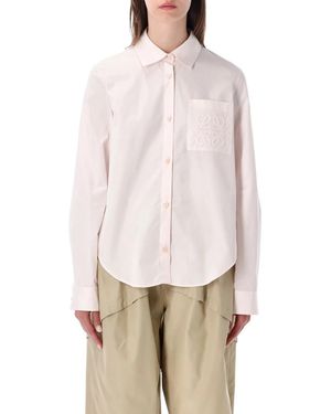 Loewe Cotton Poplin Shirt - White