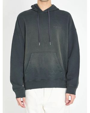 Golden Goose Sweatshirt With Bleached Effect - Blue